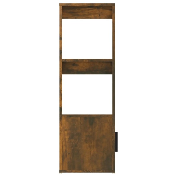 Aparador madera contrachapada color roble ahumado 80x30x90 cm Aparador madera contrachapada color roble ahumado 80x30x90 cm