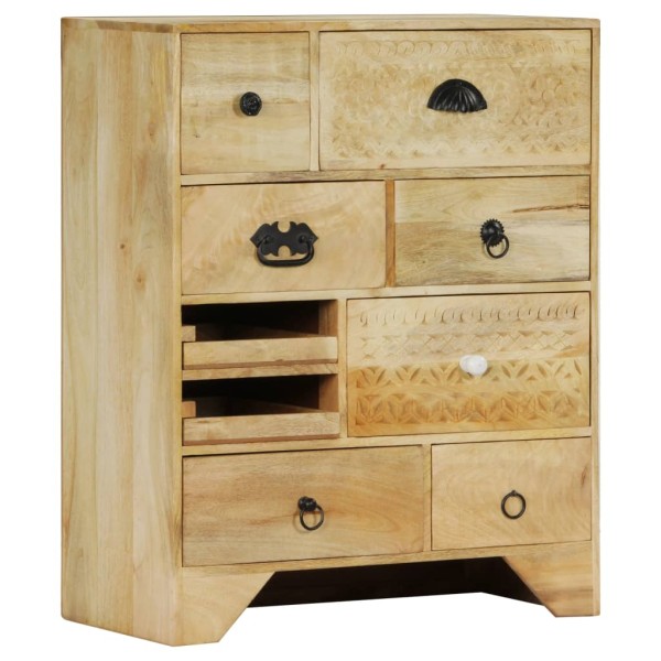 Mueble con cajones 60x30x75 cm madera maciza de mango Mueble con cajones 60x30x75 cm madera maciza de mango
