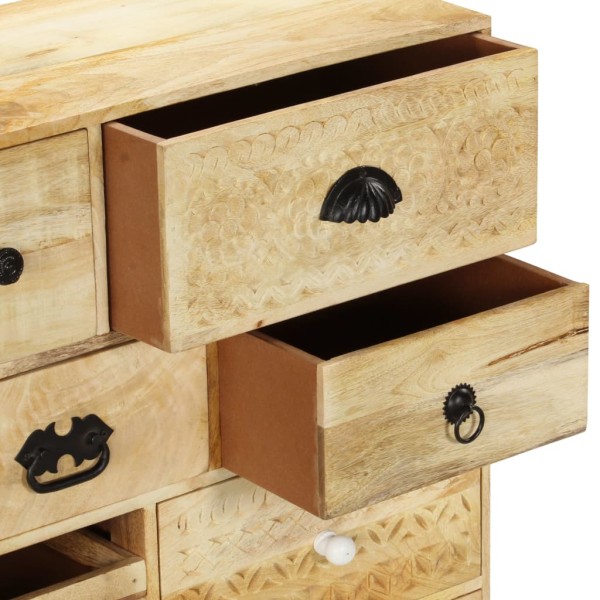 Mueble con cajones 60x30x75 cm madera maciza de mango Mueble con cajones 60x30x75 cm madera maciza de mango