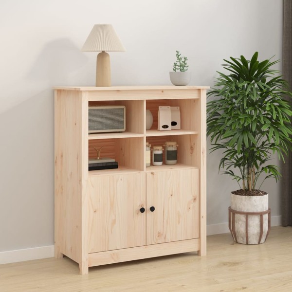 Aparador de madera maciza de pino 83x41,5x100 cm Aparador de madera maciza de pino 83x41,5x100 cm