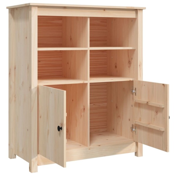 Aparador de madera maciza de pino 83x41,5x100 cm Aparador de madera maciza de pino 83x41,5x100 cm