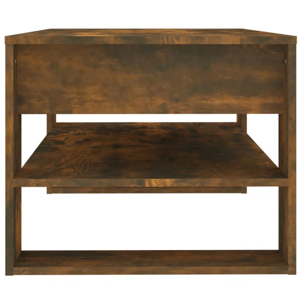 Mesa de centro madera contrachapada roble ahumado 102x55x45 cm Mesa de centro madera contrachapada roble ahumado 102x55x45 cm
