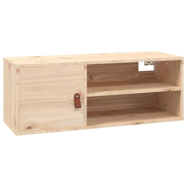 Armarios de pared 2 uds madera maciza de pino 80x30x30 cm Armarios de pared 2 uds madera maciza de pino 80x30x30 cm