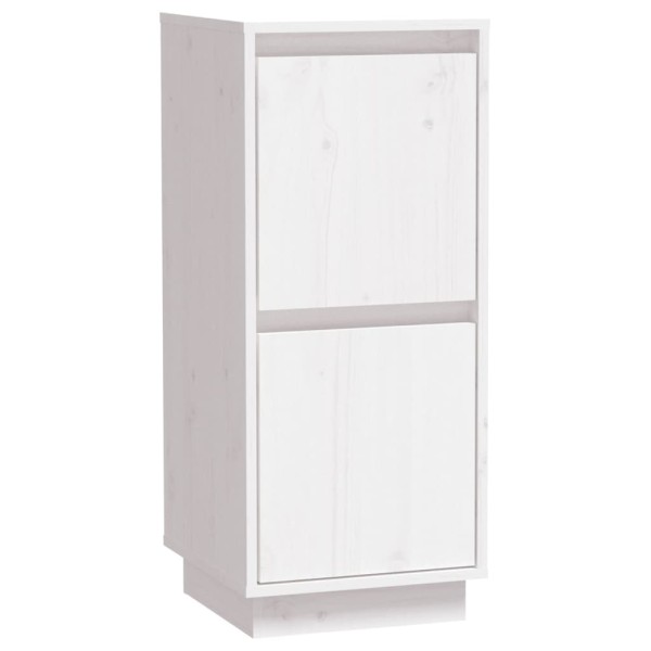 Aparador de madera maciza de pino blanco 31,5x34x75 cm Aparador de madera maciza de pino blanco 31,5x34x75 cm