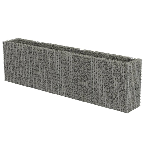Arriate de gaviones de acero 360x50x100 cm Arriate de gaviones de acero 360x50x100 cm