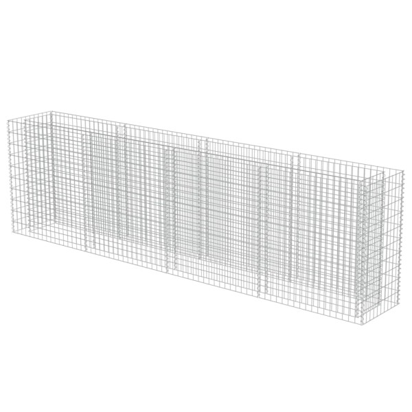 Arriate de gaviones de acero 360x50x100 cm Arriate de gaviones de acero 360x50x100 cm