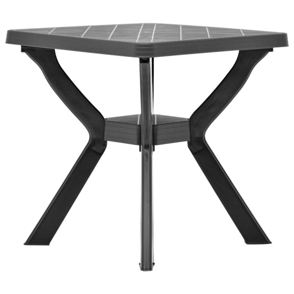 Mesa bistró plástico gris antracita 70x70x72 cm Mesa bistró plástico gris antracita 70x70x72 cm