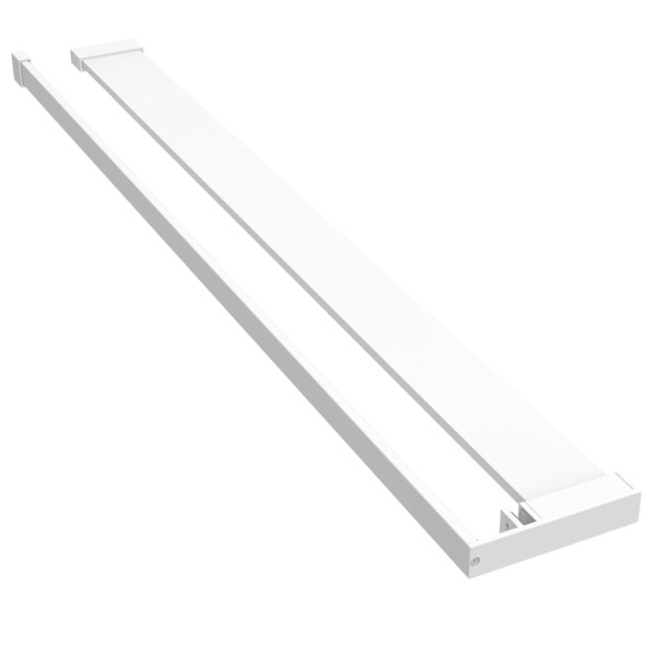 Estante de pared de ducha aluminio blanco 90 cm Estante de pared de ducha aluminio blanco 90 cm