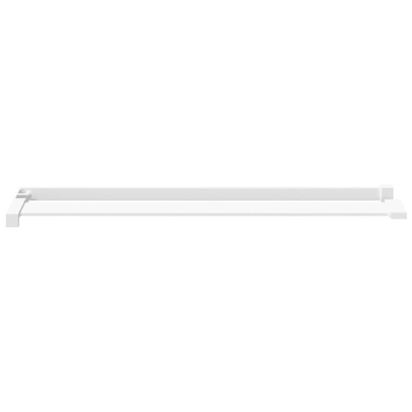Estante de pared de ducha aluminio blanco 90 cm Estante de pared de ducha aluminio blanco 90 cm