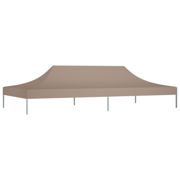 Techo de carpa para celebraciones gris taupe 6x3 m 270 g/m² Techo de carpa para celebraciones gris taupe 6x3 m 270 g/m²