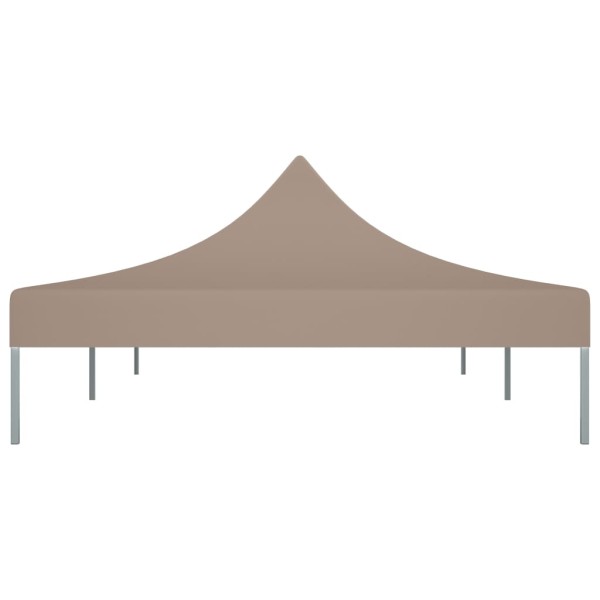 Techo de carpa para celebraciones gris taupe 6x3 m 270 g/m² Techo de carpa para celebraciones gris taupe 6x3 m 270 g/m²