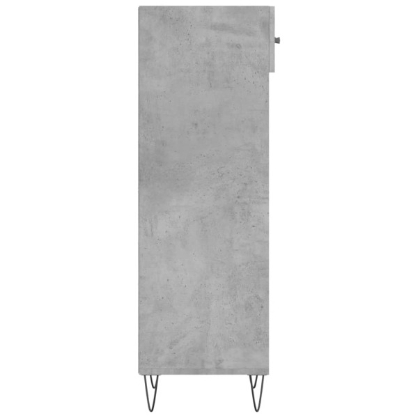 Zapatero madera de ingeniería gris hormigón 30x35x105 cm Zapatero madera de ingeniería gris hormigón 30x35x105 cm