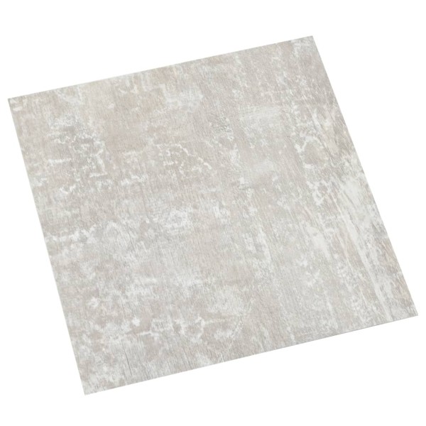 Tarimas de suelo autoadhesivas 20 uds PVC 1,86 m² gris claro Tarimas de suelo autoadhesivas 20 uds PVC 1,86 m² gris claro