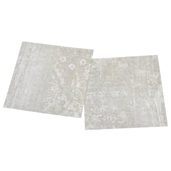 Tarimas de suelo autoadhesivas 20 uds PVC 1,86 m² gris claro Tarimas de suelo autoadhesivas 20 uds PVC 1,86 m² gris claro