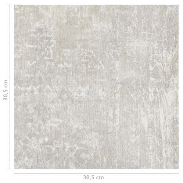 Tarimas de suelo autoadhesivas 20 uds PVC 1,86 m² gris claro Tarimas de suelo autoadhesivas 20 uds PVC 1,86 m² gris claro