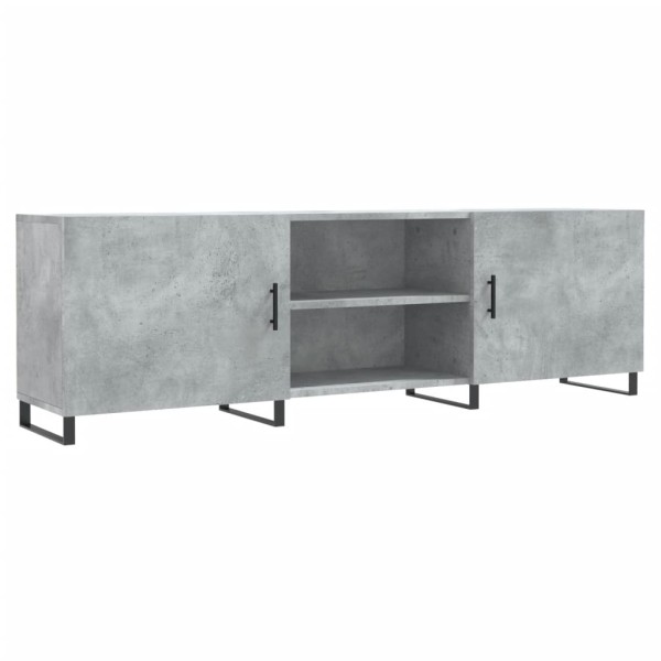 Mueble de TV madera de ingeniería gris hormigón 150x30x50 cm Mueble de TV madera de ingeniería gris hormigón 150x30x50 cm