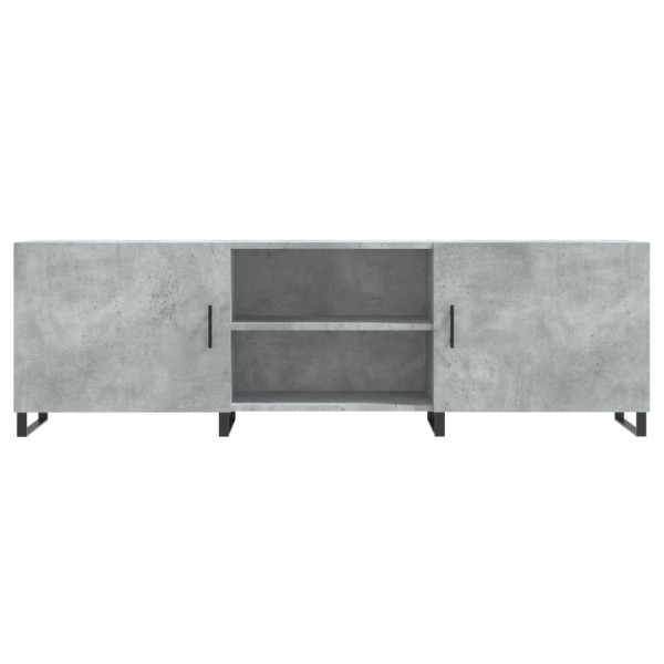 Mueble de TV madera de ingeniería gris hormigón 150x30x50 cm Mueble de TV madera de ingeniería gris hormigón 150x30x50 cm