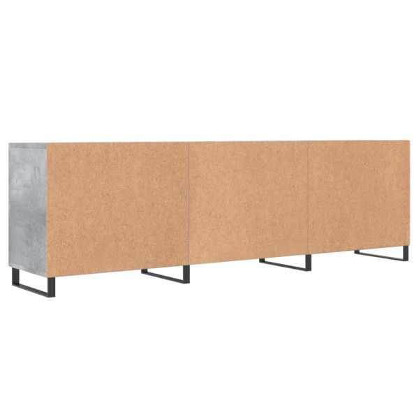 Mueble de TV madera de ingeniería gris hormigón 150x30x50 cm Mueble de TV madera de ingeniería gris hormigón 150x30x50 cm