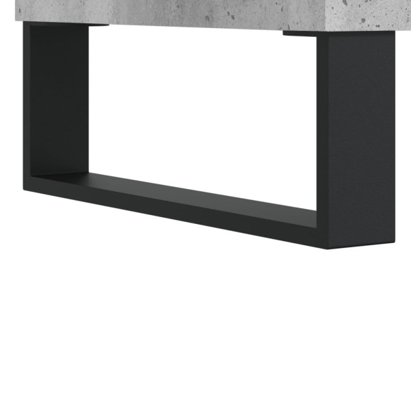 Mueble de TV madera de ingeniería gris hormigón 150x30x50 cm Mueble de TV madera de ingeniería gris hormigón 150x30x50 cm