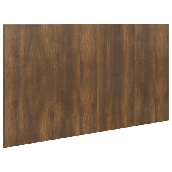 Cabecero de cama madera contrachapada roble marrón 160x1,5x80cm