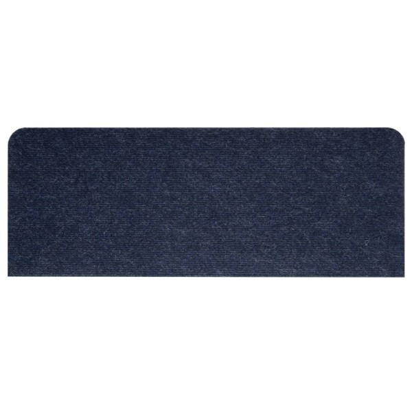 Alfombrilla autoadhesiva de escalera 15 uds azul 65x24,5x3,5 cm Alfombrilla autoadhesiva de escalera 15 uds azul 65x24,5x3,5 cm