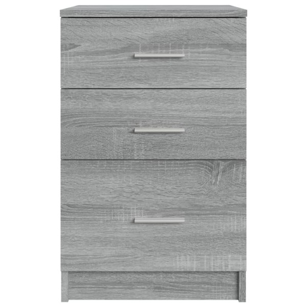 Mesita de noche madera contrachapada gris Sonoma 40x40x63 cm Mesita de noche madera contrachapada gris Sonoma 40x40x63 cm