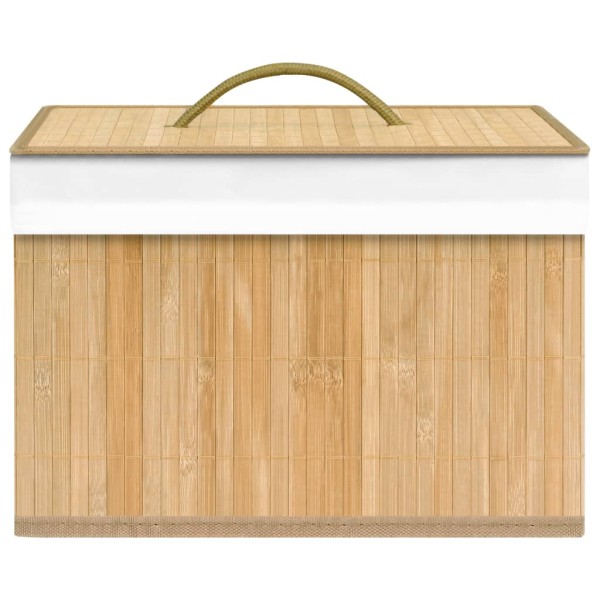 Cajas de almacenamiento de bambú 4 unidades Cajas de almacenamiento de bambú 4 unidades