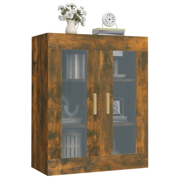 Armario colgante de pared roble ahumado 69,5x34x90 cm Armario colgante de pared roble ahumado 69,5x34x90 cm
