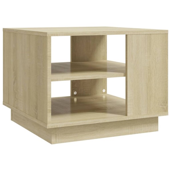 Mesa de centro madera de ingeniería roble Sonoma 55x55x43 cm Mesa de centro madera de ingeniería roble Sonoma 55x55x43 cm