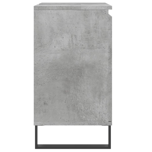 Armario de baño madera de ingeniería gris hormigón 58x33x60 cm Armario de baño madera de ingeniería gris hormigón 58x33x60 cm