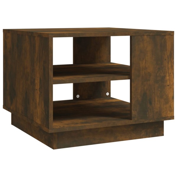 Mesa de centro madera de ingeniería roble ahumado 55x55x43 cm Mesa de centro madera de ingeniería roble ahumado 55x55x43 cm