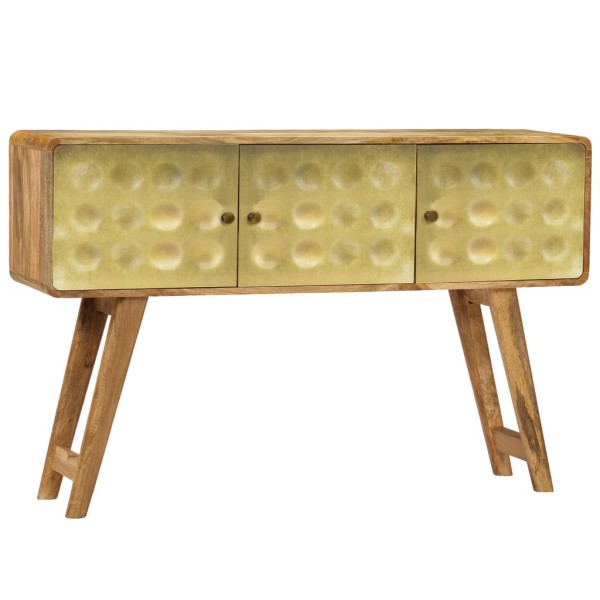 Aparador de madera maciza de mango 120x30x80 cm Aparador de madera maciza de mango 120x30x80 cm