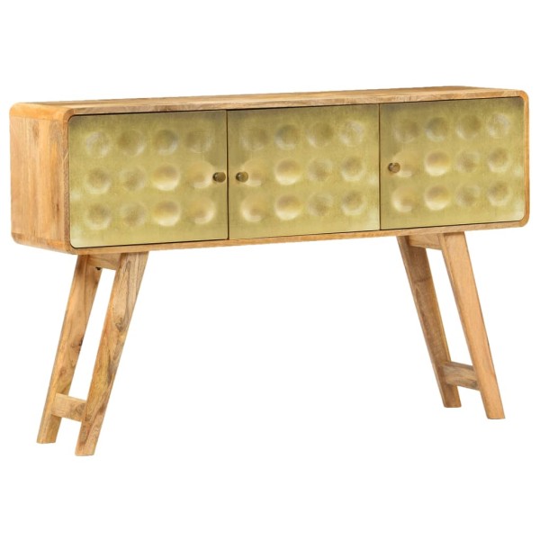 Aparador de madera maciza de mango 120x30x80 cm Aparador de madera maciza de mango 120x30x80 cm
