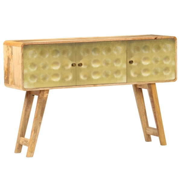 Aparador de madera maciza de mango 120x30x80 cm Aparador de madera maciza de mango 120x30x80 cm