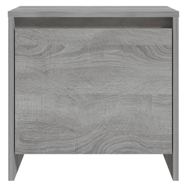 Mesita de noche madera de ingeniería gris Sonoma 45x34x44,5 cm Mesita de noche madera de ingeniería gris Sonoma 45x34x44,5 cm