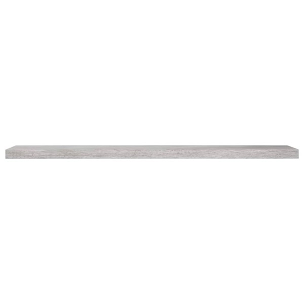 Estante flotante pared 4 uds MDF gris hormigón 120x23,5x3,8 cm Estante flotante pared 4 uds MDF gris hormigón 120x23,5x3,8 cm