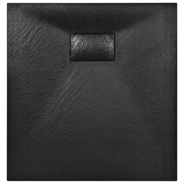 Plato de ducha SMC negro 90x80 cm