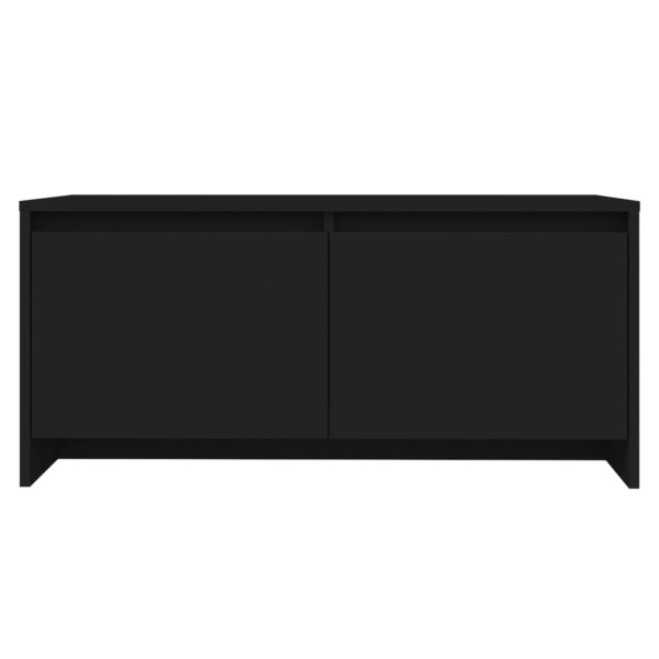 Mesa de centro madera de ingeniería negra 90x50x41,5 cm Mesa de centro madera de ingeniería negra 90x50x41,5 cm