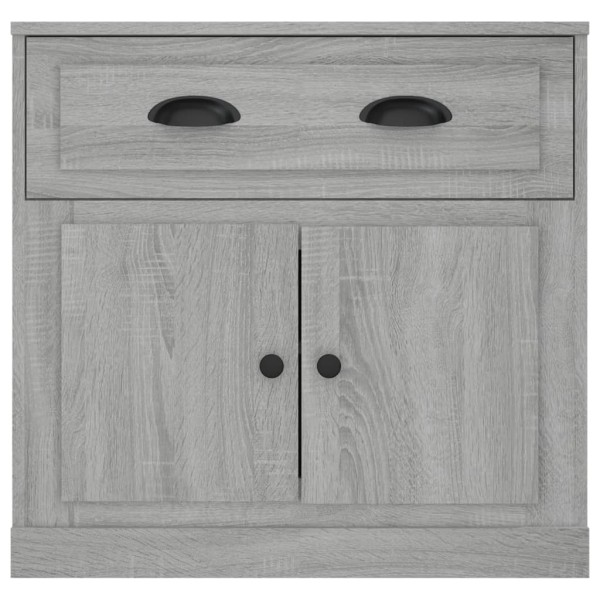 Aparador de madera contrachapada gris Sonoma 70x35,5x67,5 cm Aparador de madera contrachapada gris Sonoma 70x35,5x67,5 cm