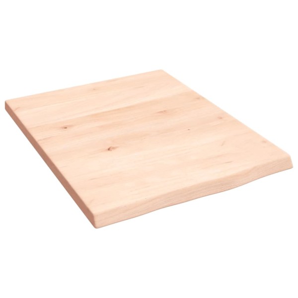 Estante de pared madera maciza de roble sin tratar 40x50x2 cm Estante de pared madera maciza de roble sin tratar 40x50x2 cm