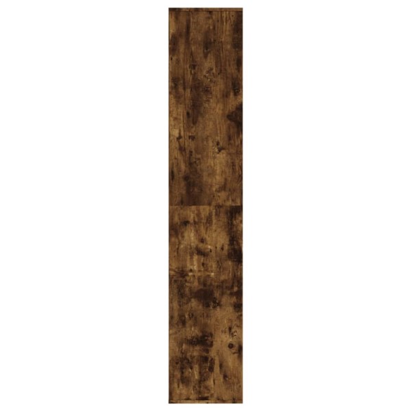 Mueble zapatero madera contrachapada roble ahumado 54x34x183cm Mueble zapatero madera contrachapada roble ahumado 54x34x183cm
