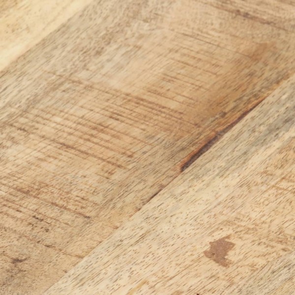 Mesa de centro de madera de mango maciza gris 68x68x30 cm Mesa de centro de madera de mango maciza gris 68x68x30 cm