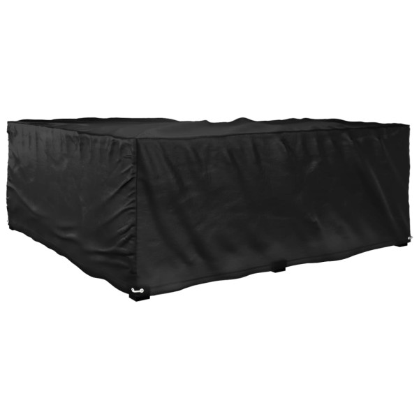 Funda para muebles de jardín forma de L 12 ojales 185x185x70 cm Funda para muebles de jardín forma de L 12 ojales 185x185x70 cm