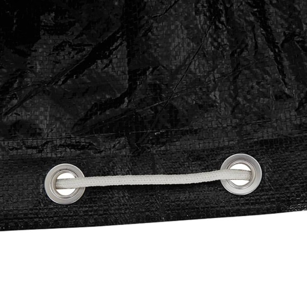Funda para muebles de jardín forma de L 12 ojales 185x185x70 cm Funda para muebles de jardín forma de L 12 ojales 185x185x70 cm