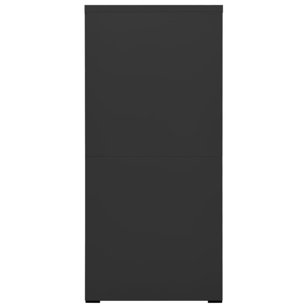 Armario archivador de acero antracita 46x62x133 cm Armario archivador de acero antracita 46x62x133 cm