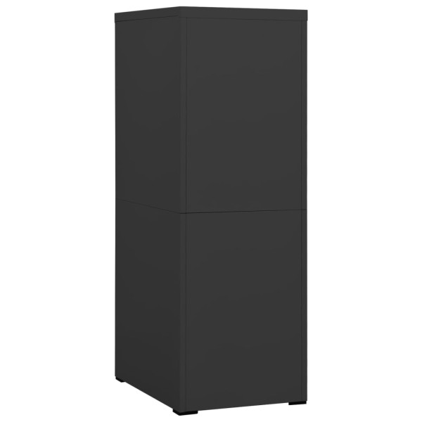 Armario archivador de acero antracita 46x62x133 cm Armario archivador de acero antracita 46x62x133 cm