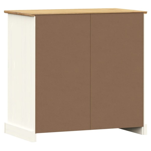 Aparador con cajones VIGO madera maciza pino blanco 78x40x75 cm Aparador con cajones VIGO madera maciza pino blanco 78x40x75 cm