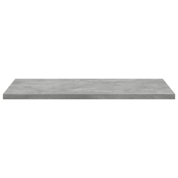 Estante estantería 8uds contrachapada gris hormigón 40x30x1,5cm