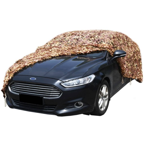 Red de camuflaje con bolsa de almacenamiento beige 2x8 m Red de camuflaje con bolsa de almacenamiento beige 2x8 m