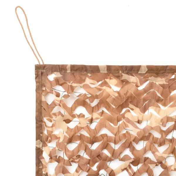 Red de camuflaje con bolsa de almacenamiento beige 2x8 m Red de camuflaje con bolsa de almacenamiento beige 2x8 m